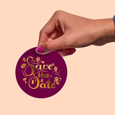 Raised shiny foiled stickers Dubai