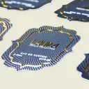 طباعة ملصقات UV مرفوعة في دبي