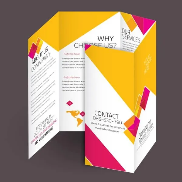 Roll Fold Flyer Printing Dubai – Perklets Print