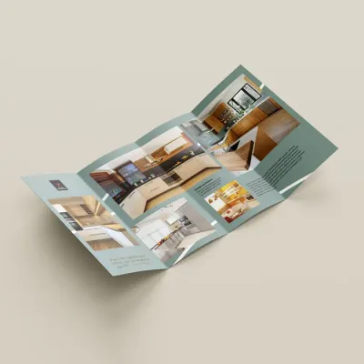 Roll fold brochure Dubai
