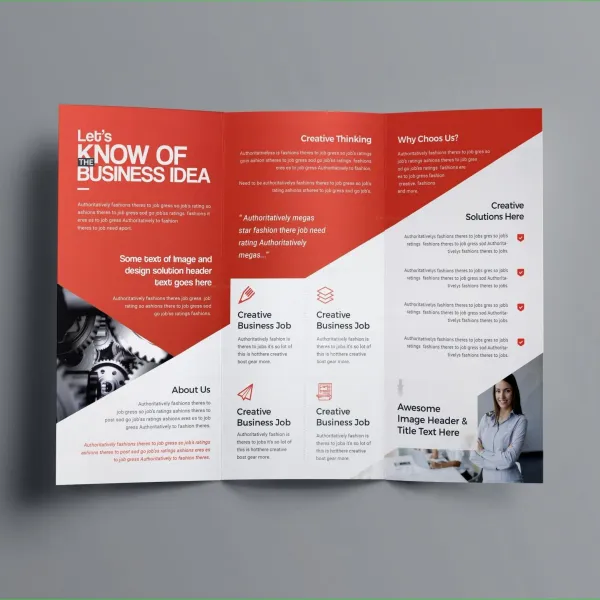 Roll Fold Flyer Leaflet Dubai – Perklets Print