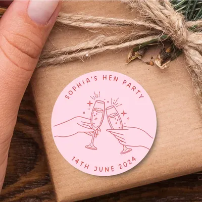 Round soft paper stickers Dubai