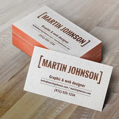 Luxury premium business cards