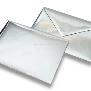 Silver metallic envelope printing Dubai