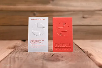 Debossed business cards Dubai