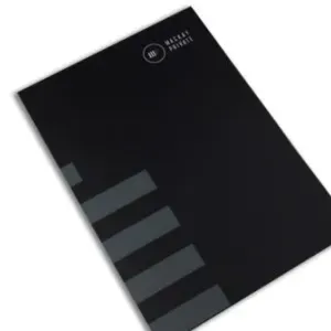 Soft touch folder matt lamination Dubai