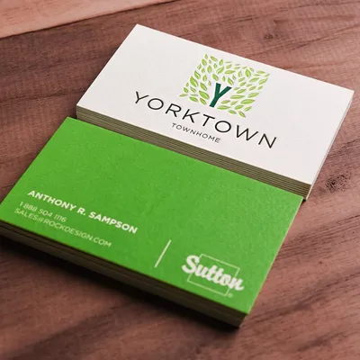 Soft touch textured business cards Dubai