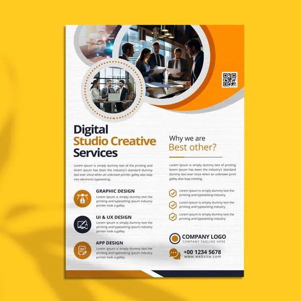 Spot UV Flyer Digital Studio Dubai – Perklets Print