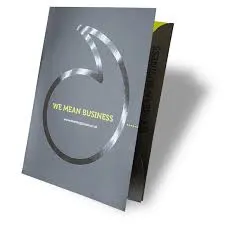 Spot UV folder design printing Dubai