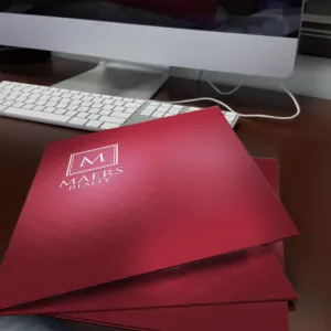 Spot UV folder presentation UAE