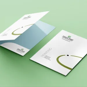 Spot UV folder printing services UAE