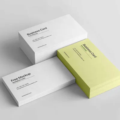 Embossed letterpress business cards