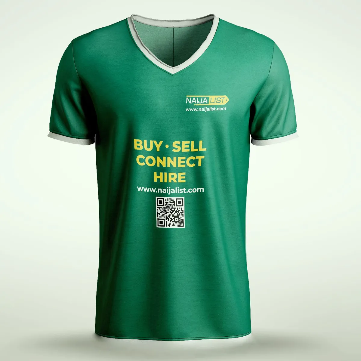 V-neck t-shirt printing Dubai Perklets Print