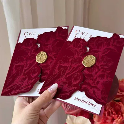 Velvet Invitation Cards Dubai