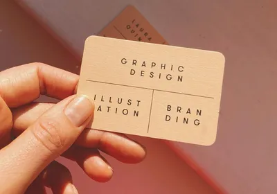 Eco-friendly wooden textured business cards Dubai