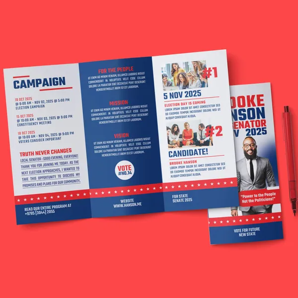 Z Fold Flyer Custom Printed Dubai – Perklets Print