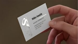 Silver Foiling Business Cards